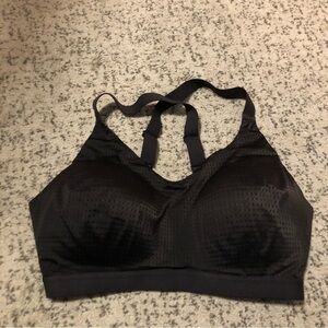 Victoria’s Secret  VSX Sports Black Padded Sports Bra Size 34DD